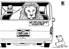 OHIO WILD ANIMALS, B/W by Randy Bish