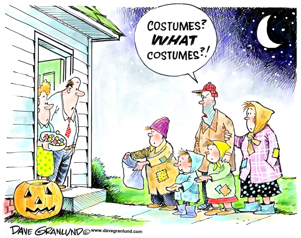  HALLOWEEN AND HOMELESS by Dave Granlund