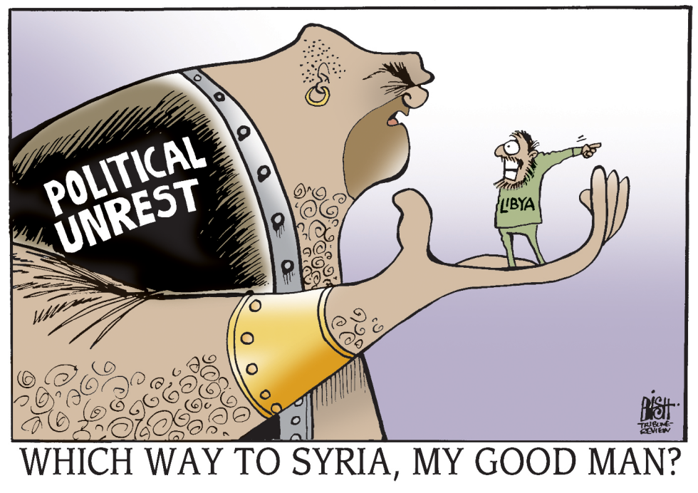 HEADED TO SYRIA, COLOR
