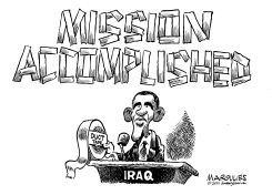 OBAMA ENDS IRAQ WAR by Jimmy Margulies