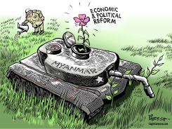 SPRING IN MYANMAR  by Paresh Nath