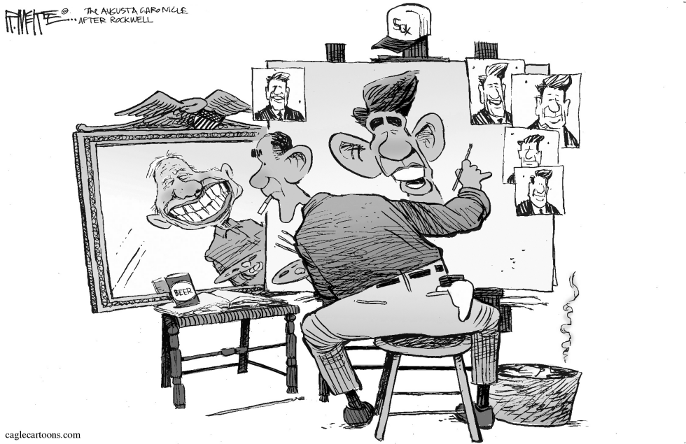 Obamas Self Portrait