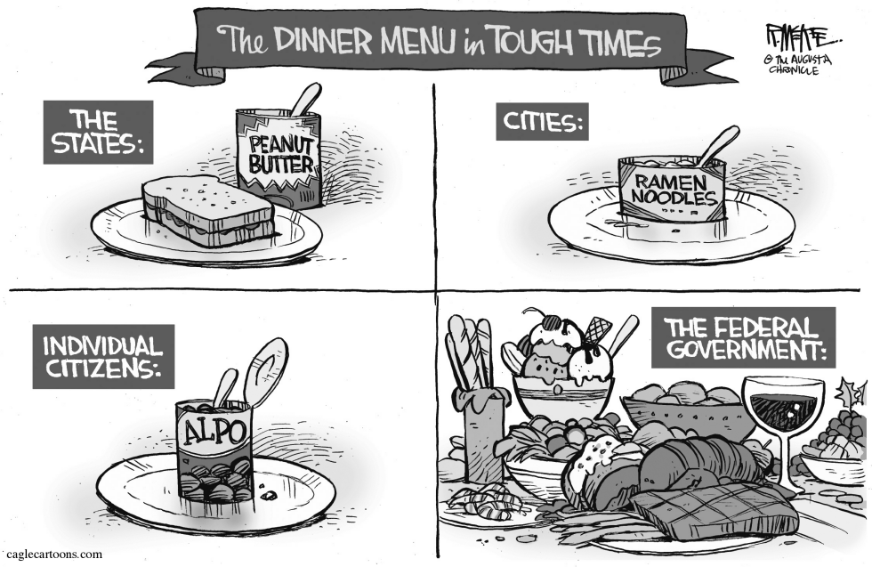 Dinner Menu in Tough Times