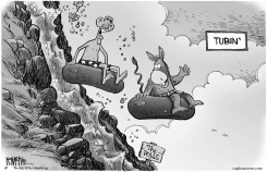 OBAMA POLLS by Rick McKee