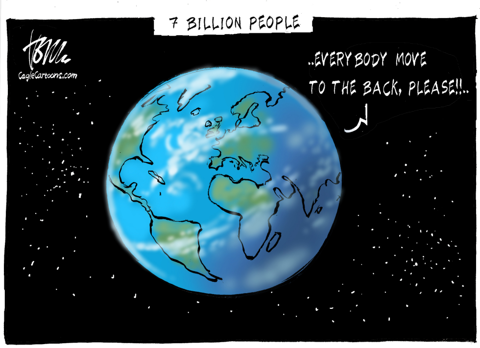 7 billion people