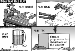 FLAT TAX BW by Steve Greenberg