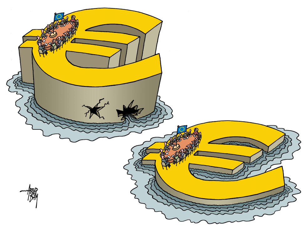 sinking euro