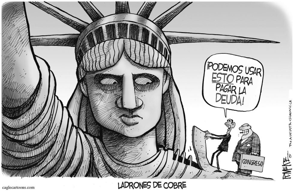 Obama ladron de Cobre