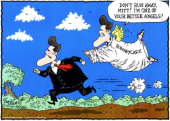 MITT ROMNEY  by Bob Englehart