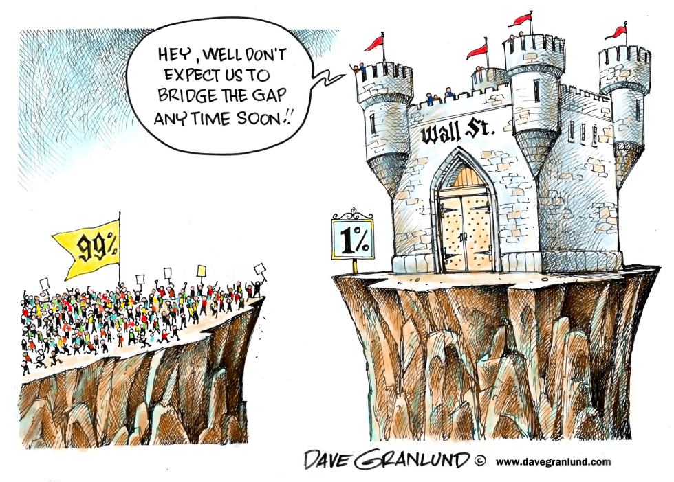  WALL STREET GAP by Dave Granlund