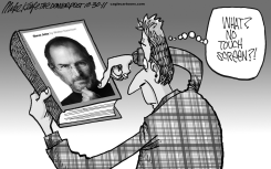 STEVE JOBS BIO by Mike Keefe